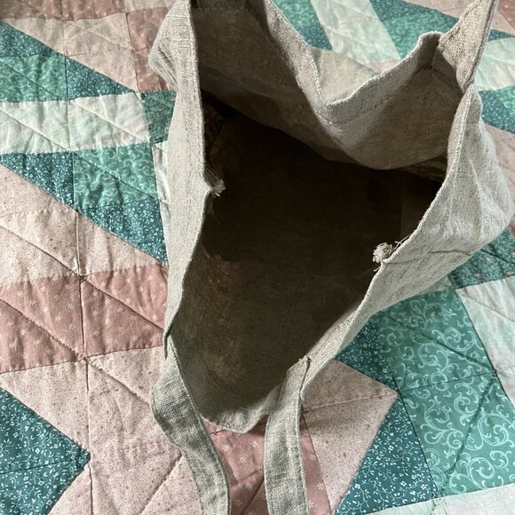 David's Tea Tote Bag Reusable Shopper Shoulder Bag Floral Canvas - Picture 3 of 7